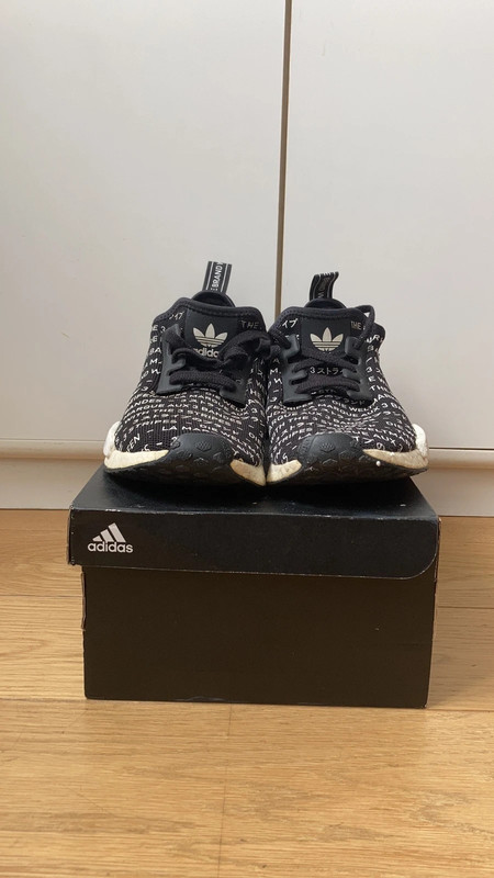 Adidas NMD R1 Brand With The Three Stripes Core Black FTWR White Vinted