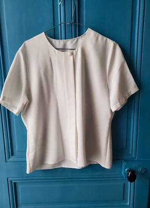 Chemisier blanc t 40, brand: St Michael, condition: Very good, size: L / 40 / 12, €10.00, €11.20 includes Buyer Protection