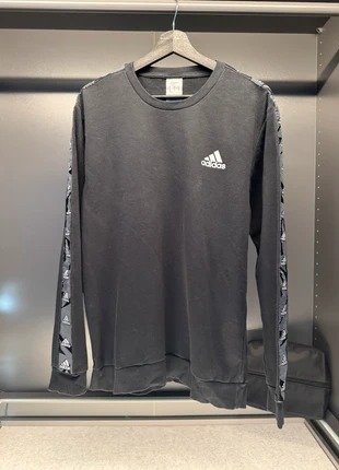Pull Adidas - Essentials Tape Sweatshirt Black/White, marke: adidas, zustand: Gut, größe: M, 8,00 €, 9,10 € inklusive Vinted-Käuferschutz