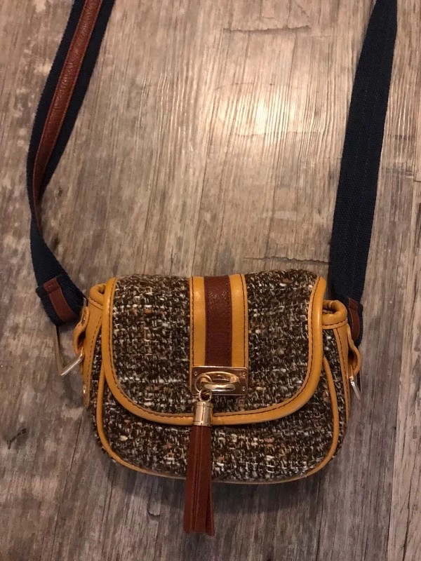 River island tweed discount bag