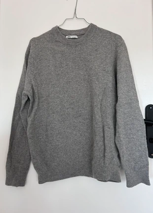 Pull gris clair, marca: Zara, estado: Muy bueno, tamaño: L, 15,00 €, 16,45 € Protección al comprador incluida