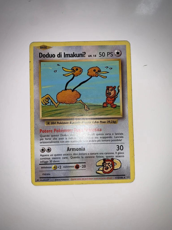 Carta Pok mon Doduo di Imakuni IT Vinted