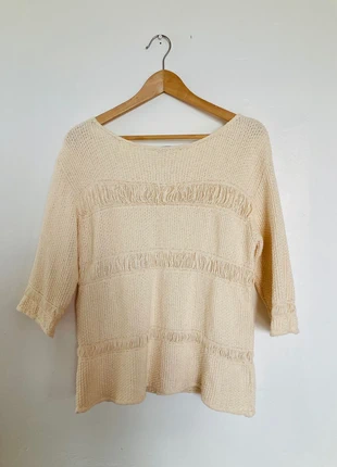 Pull crème la fée maraboutée, marke: La Fee Maraboutee, zustand: Sehr gut, größe: M / 38 / 10, 25,00 €, 26,95 € inklusive Vinted-Käuferschutz