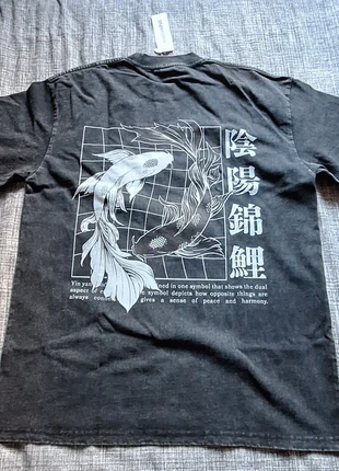 Washed black graphic tee, brand: Suzushii, condition: New with tags, size: M, £24.00, £25.90 includes Buyer Protection