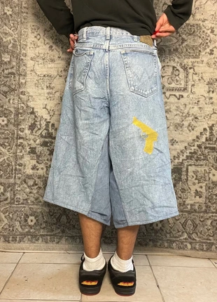 Jort baggy large brodé doré gangster usa handmade streetwear hip-hop y2k skater taille 30US, merk: JNCO, staat: Heel goed, maat: M, € 40,00, € 42,70 inclusief Kopersbescherming Pro