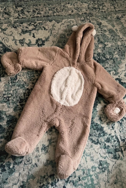 Teddy bear sales onesie baby h&m