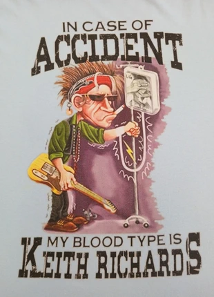 Keith Richards Blood Type T-Shirt., brand: keith richards, condition: Good, size: XL, £12.00, £13.30 includes Buyer Protection Pro