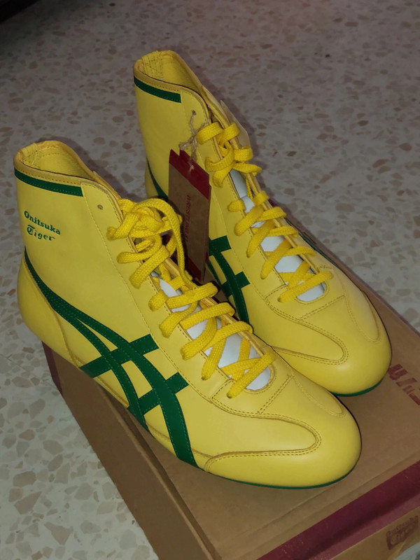 Asics tiger green on sale