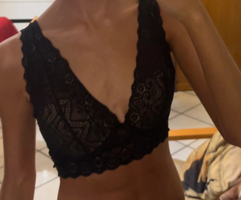 Reggiseno bralette con pizzo intimissimi discoteca da sera