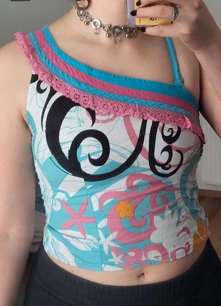 one-shoulder y2k top, marque: Vintage Dressing, état: Bon état, taille: S / 36 / 8, 8,00 €, 9,10 € Protection acheteurs incluse