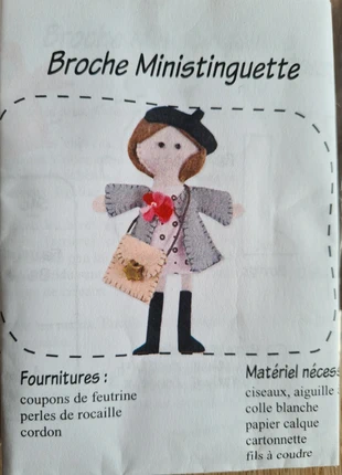 Kit broche Mistinguette, brand: Kitty, condition: New with tags, €5.00, €5.95 includes Buyer Protection