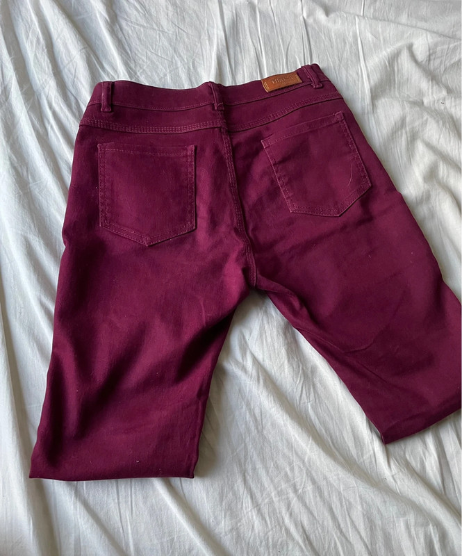 Pantalon couleur vino 2