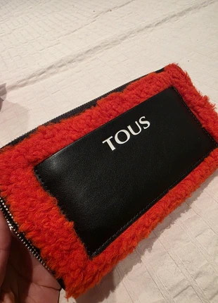 Tous wallet in black and orange shearling – with original packaging, marque: Tous, état: Neuf sans étiquette, 55,00 €, 58,45 € Protection acheteurs incluse