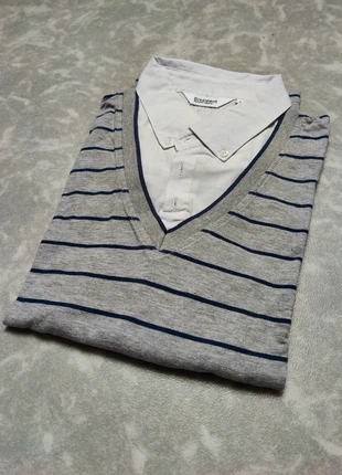 Pull Dissident Taille L Gris/Bleu/Blanc, marque: Dissident, état: Très bon état, taille: L, 4,00 €, 4,90 € Protection acheteurs incluse