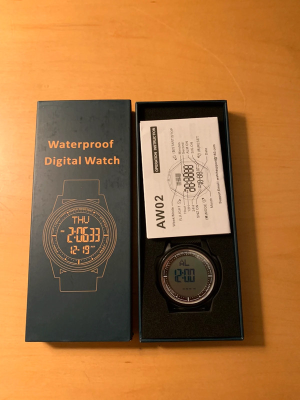 Beeasy Mens Digital Watch Waterproof with Alarm Stopwatch Countdown Timer Dual T 3