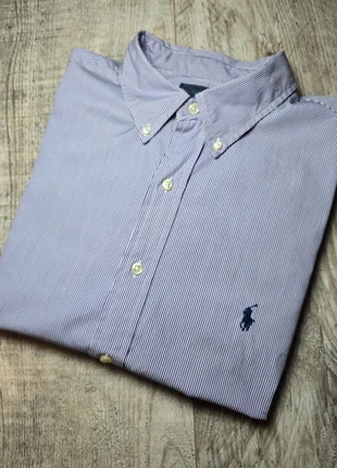 Ralph Lauren – Chemise rayée – Violet/Blanc – Taille 18 (46/XL Homme), marque: Ralph Lauren, état: Très bon état, taille: XL, 32,90 €, 35,25 € Protection acheteurs incluse