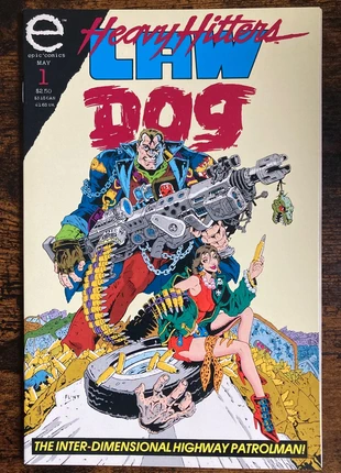 Law Dog #1 💥 Heavy Hitters | May 1993 | Epic Comics US | Embossed Cover, condition: Very good, €6.90, €7.95 includes Buyer Protection Pro