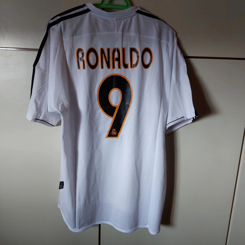 Maglia Luís Nazário de Lima Ronaldo Real Madrid Adidas Galacticos