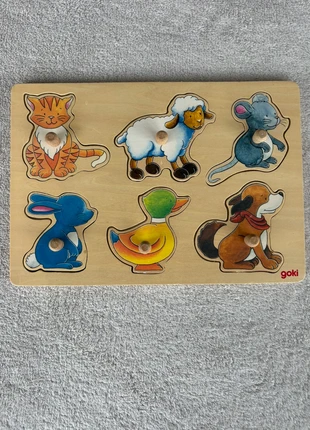 Puzzle emporte pièces animaux 6 pièces, marque: Goki, état: Très bon état, 4,00 €, 4,90 € Protection acheteurs incluse