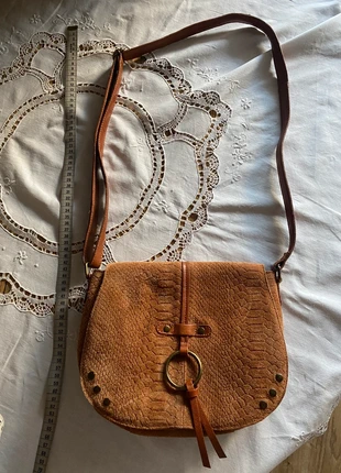 Sac cuir Pieces marron, brand: Pieces, condition: Good, €13.00, €14.35 includes Buyer Protection