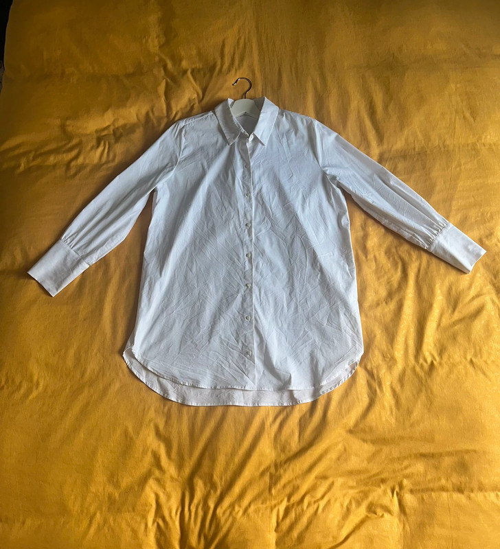 Witte lange blouse 1