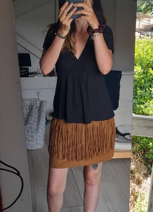 Jupe suédine Bizzbee, brand: Bizzbee, condition: Very good, size: L / 40 / 12, €8.00, €9.10 includes Buyer Protection