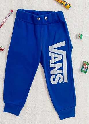 🩵 pantalón deportivo azul de niño 2 años 🩵 2 year old boy's blue sports pants, marca: Local, estado: Muito bom, tamanho: 24-36 meses / 92 cm, €4.40, €5.32 inclui Proteção do Comprador