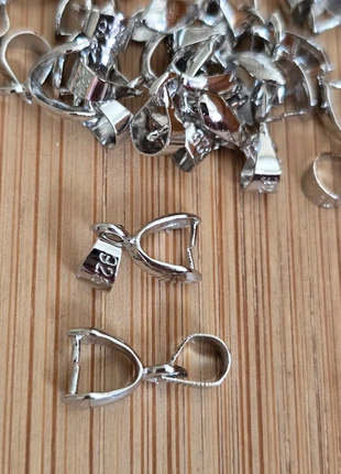 20 Silver 925 bail, and pinch bails 15mm, condition: Very good, £4.99, £5.94 includes Buyer Protection Pro