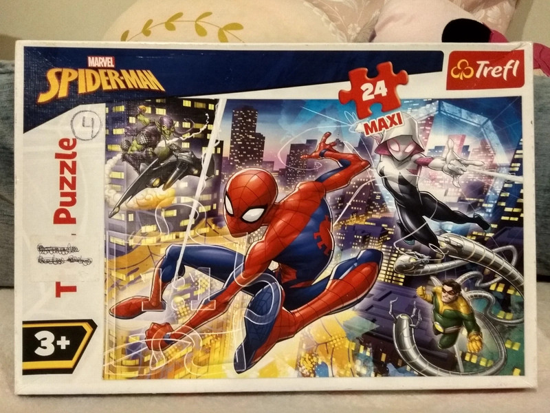 Puzzle Spiderman Marvel 3 años+, 24 piezas
