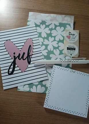 Cadeautje voor de juf, marca: merkloos, estado: Novo sem etiquetas, €5.95, €6.95 inclui Proteção do Comprador Pro