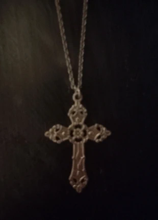 Stainless steel cross necklace, merk: Alternative, staat: Heel goed, € 2,50, € 3,33 inclusief Kopersbescherming