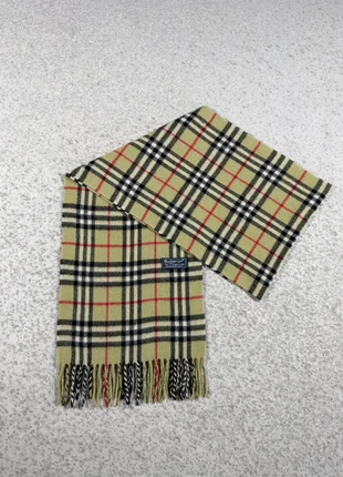 Écharpe Scarf Burberry Vintage Tartan Vert clair, brand: Burberry, condition: Good, €25.00, €26.95 includes Buyer Protection