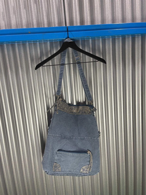 Denim Oversized Shoulder/Tote Bag 2