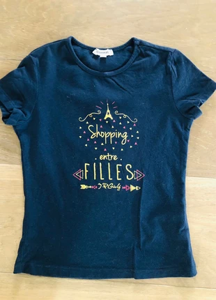 T-shirt fille bleu marine 3 pommes très bon état , marke: 3 Pommes, zustand: Sehr gut, größe: 6 Jahre / 116, 3,00 €, 3,85 € inklusive Vinted-Käuferschutz