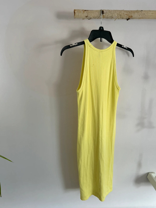 Old navy bodycon yellow dress 4