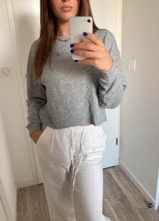 Sweat fin gris , brand: H&M, condition: New without tags, size: XS / 34 / 6, €5.00, €5.95 includes Buyer Protection