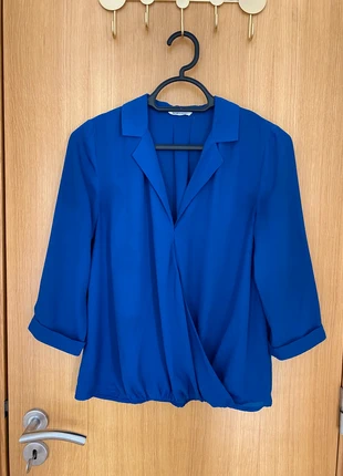 Blouse manches 3/4 bleu taille 34, brand: Cache Cache, condition: Very good, size: XS / 34 / 6, €5.00, €5.95 includes Buyer Protection