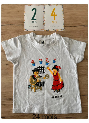 T-shirt flamenco granada 24 mois neuf, zustand: Neu, größe: 18–24 Monate / 86, 2,00 €, 2,80 € inklusive Vinted-Käuferschutz