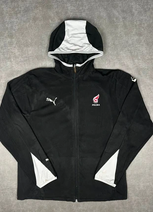 Veste Polaire Gilet Pull Zip Hiver Rare Puma Polska 70s 80s 90s Old school, marca: Puma, estado: Bom, tamanho: XL, €7.00, €8.05 inclui Proteção do Comprador