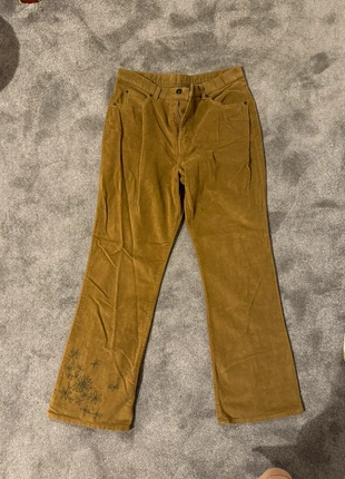 Super soft 100% cotton vintage trousers with floral detail, brand: Marks & Spencer, condition: Very good, size: XL / 14, £5.30, £6.27 includes Buyer Protection