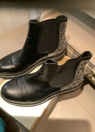 Demi botte brillantes femme, état: Neuf sans étiquette, taille: 39, 12,00 €, 13,30 € Protection acheteurs incluse