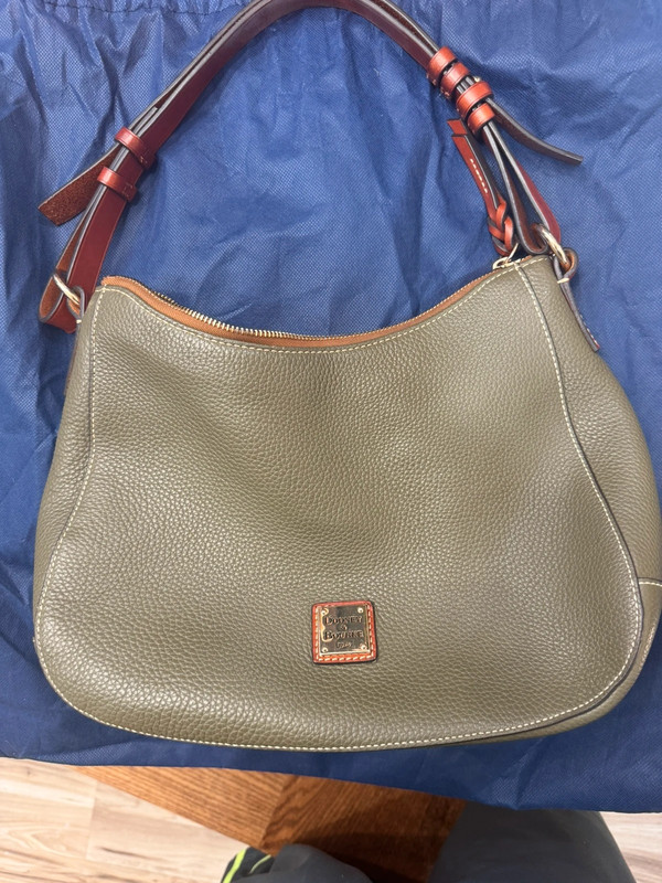 Olive Dooney And Bourke Pebble Grain Juliette Hobo