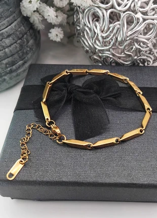 Bracelet acier inoxydable doré #2, marca: Boutique Île de Beauté, estado: Novo sem etiquetas, €3.95, €4.85 inclui Proteção do Comprador Pro