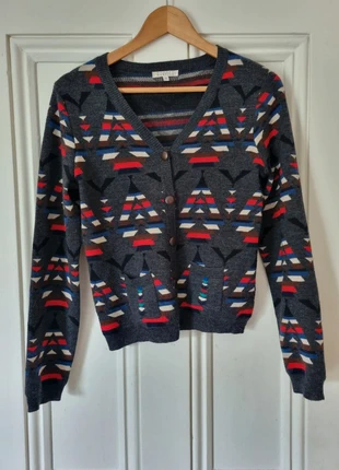 Patterned pure wool cardigan, brand: Armand Ventilo, condition: Very good, size: S / 36 / 8, €10.00, €11.20 includes Buyer Protection