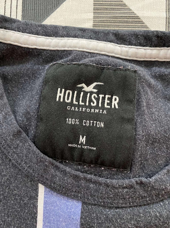 Tee shirt hollister raye Vinted