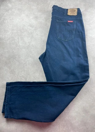 Jeans Dickies Bleu Marine Foncé Coupé Droite Large 42x32 #34, brand: Dickies, condition: Very good, size: W42, €18.00, €19.60 includes Buyer Protection