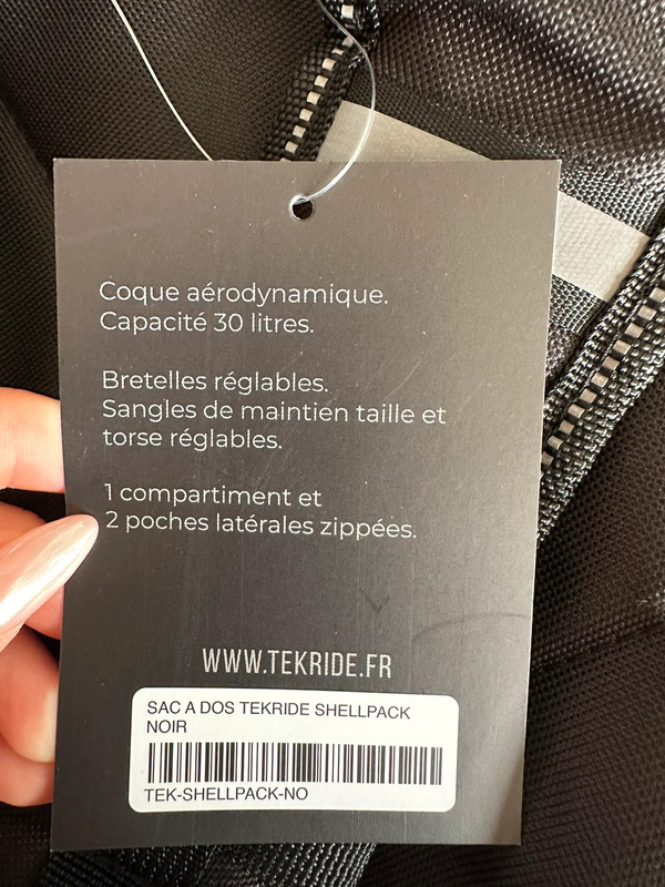 Sac à dos moto Tekride neuf 5