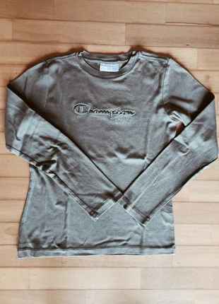 T-shirt Champion manica lunga cachi, marca: Champion, estado: Muy bueno, tamaño: 14 años / 164 cm, 3,00 €, 3,85 € Protección al comprador incluida