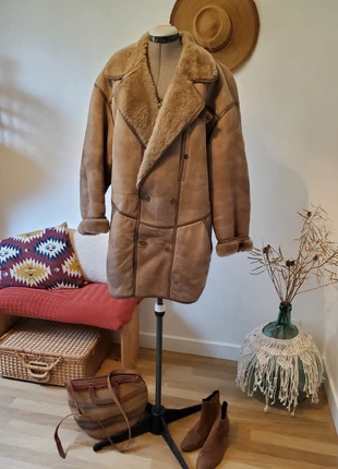 Manteau en peau retournée, marca: La Canadienne, estado: Muito bom, tamanho: XL / 42 / 14, €50.00, €53.20 inclui Proteção do Comprador Pro