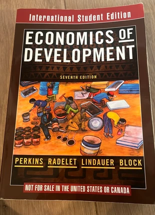 Economics of Development - Perkins Radelet Lindauer Block 7th edition, staat: Heel goed, € 20,00, € 21,70 inclusief Kopersbescherming